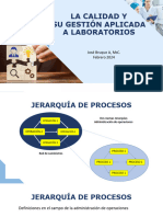 La Calidad y Su Gestión Aplicada A Laboratorios