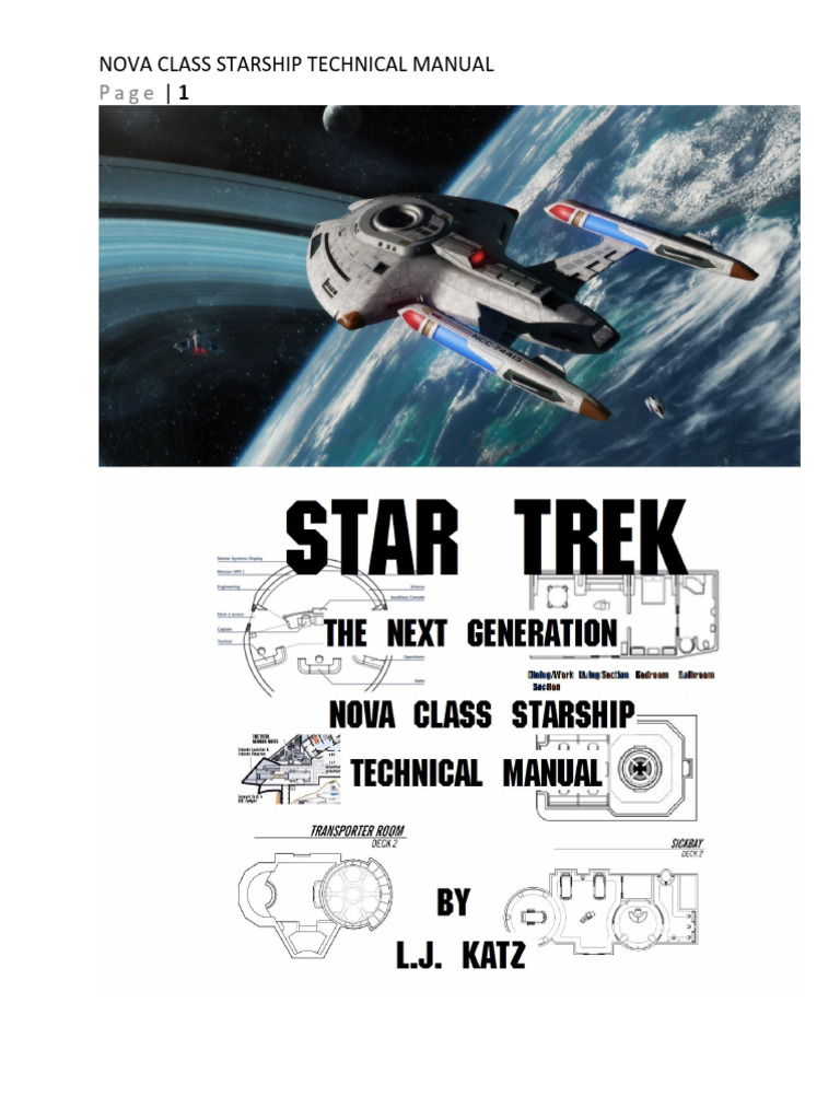 Nova Class - Technical Manual Complete (By L.J. Katz) | PDF | Starfleet ...