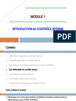 Module 1-4 - RÃ© Fã© Rentiels Du ContrÃ Le Interne