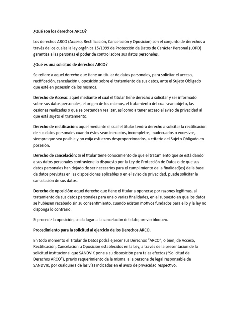 Derechos Arco Pdf Gobierno Justicia