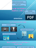 Toma de Decisiones - Analisis Critico