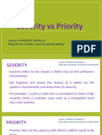 Severity Vs Priority With Examples
