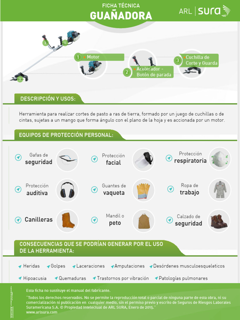 Recomendaciones Guadana PDF | PDF | Herramientas