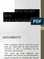 Classificação Dos Documentos