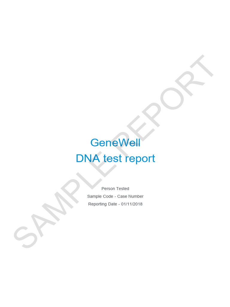 GeneticPreReport Reference For Different Individuals | PDF | Cancer | Heart