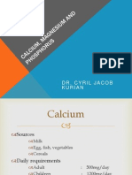 Calcium, Phosphorus and Magnesium: Sources, Functions and Regulation