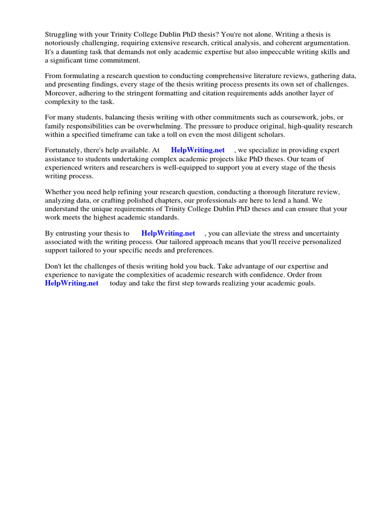 TRINITY COLLEGE DUBLIN PHD APPLICATION DEADLINE visual data 2