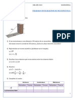 TRABAJO INTEGRADOR DE MATEMÁTICA Tercero