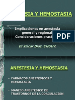 Anestesia - Hemostasia - DrDiaz