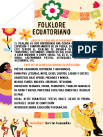 Poster Festival Folklor Mexicano Abstracto Morado Naranja