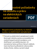 04-Bezpečnostné Požiadavky Na Obsluhu A Prácu Na Elektrických Zariadeniach