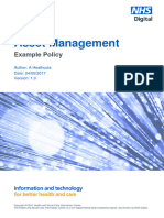 Asset Management Example Policy