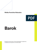 Barok - Notatka - Wielka Powtórka Maturalna