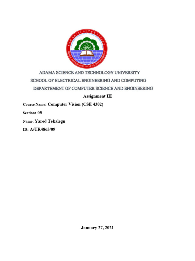 Assignment III | PDF | Algorithms | Computer Science