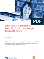 Level 5 Certificate in TEFL