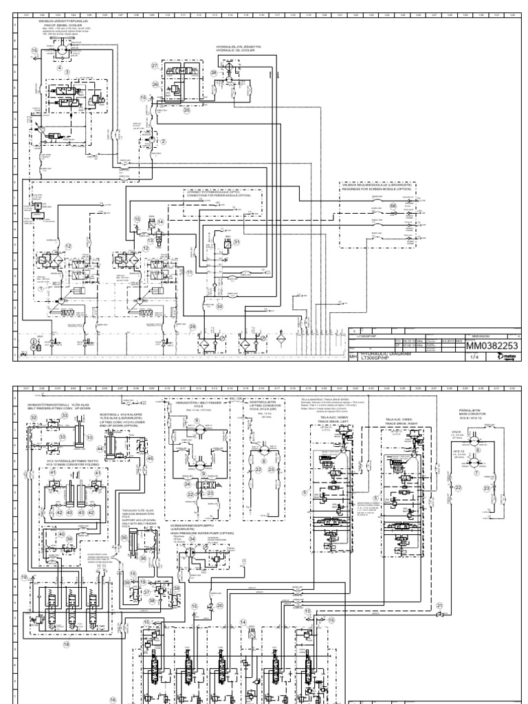 Hydraulic Diagram MM0382253 - 0 | PDF | Mechanical Engineering ...