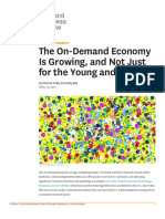 The On-Demand Economy Is Growing and Not Just For The Young and Wealthy