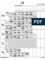 10b - Órarend Március 4
