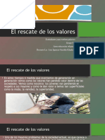 El Rescate de Los Valores