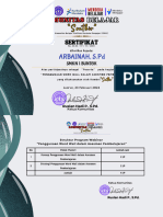 Sertifikat Webinar 4 ARBAINAH