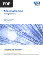 Acceptable Use Example Policy