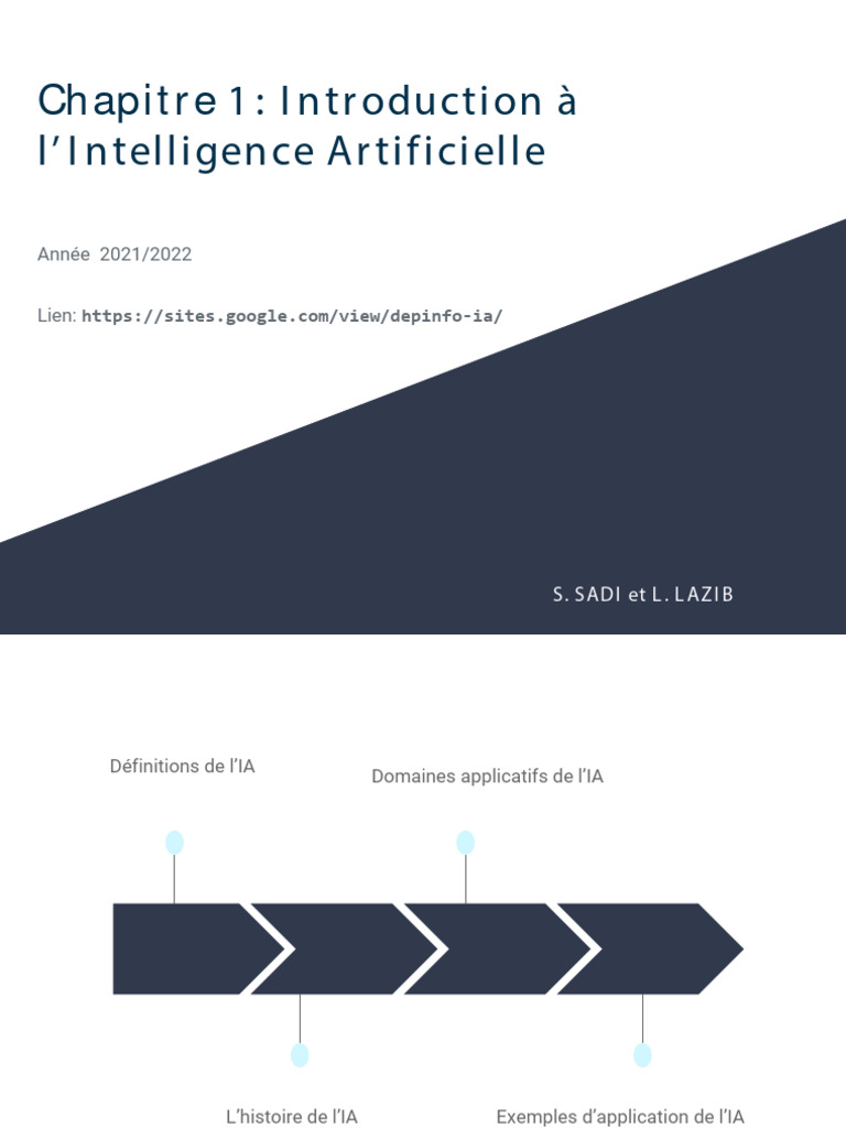 Introduction à l'Intelligence Artificielle | PDF | Intelligence ...