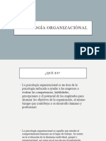 Psicología Organizacional