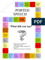 Reported Speech Game