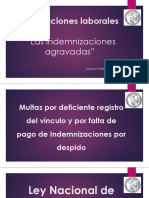 Las Indemnizaciones Agravadas (Dres. Vidal Mauriz y Zeballos)