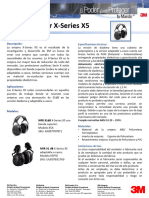 Orejera Peltor X-Series X5: Descripción