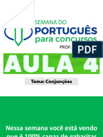 15SPPC - AULA 4 - Conjunções - Aluno