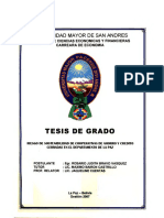Tesis de Grado: Universidad Mayor de San Andres