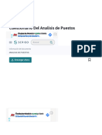 Cuestionario Del Analisis de Puestos - PDF - Sicología - Bienestar