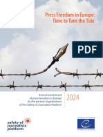 Annual Report 2024 Platform For The Safety of Journalists WEB PDF