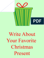 Write About Your Favorite Christmas Present