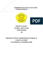 Hubungan Pemerintahan Pusat Dan Era Otonomi Daerah - Gloria Ibo