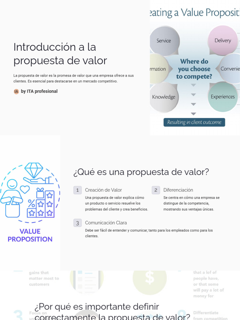 Como Definir Una Propuesta de Valor | PDF | Innovación | Business