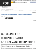 SEBF8149 - Specifications For Connecting Rods Used in 3500 Family of Engines