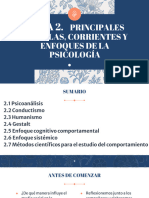 Tema 2 Principales Escuelas, Corrientes y Enfoques de La Psicología-1