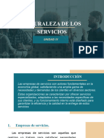 Naturaleza de Los Servicios