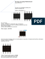 Mosfet Type On Laptop Motherboard