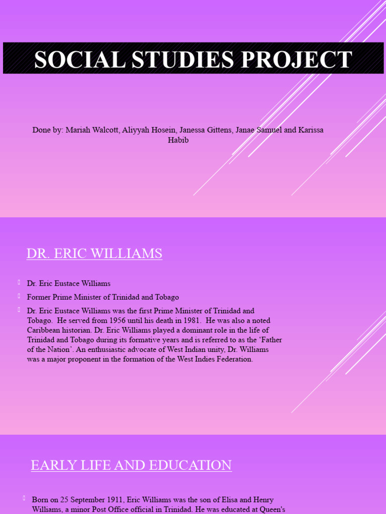 Social studies project pdf