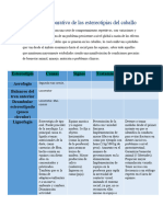 Cuadro Comparativo de Las Estereotipias Del Caballo