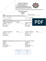 Phy Sci Quiz 2