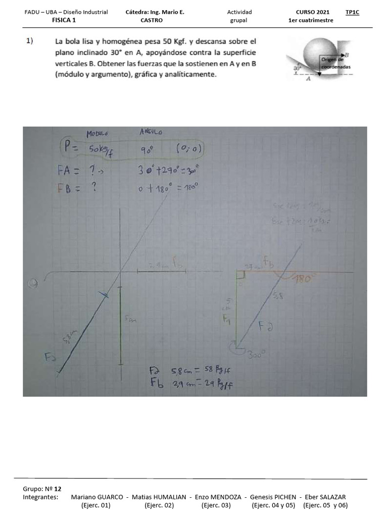 Informe de Física 1 - Grupo 12 | PDF | Tecnología