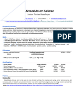 Ahmed Assem Soliman CV Update