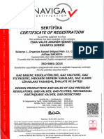 Iso 9001 Eska Valve