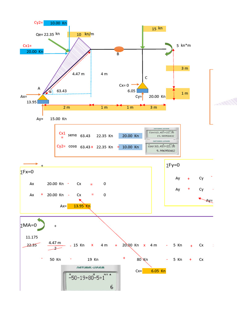 Engineering Calculations Sheet | PDF