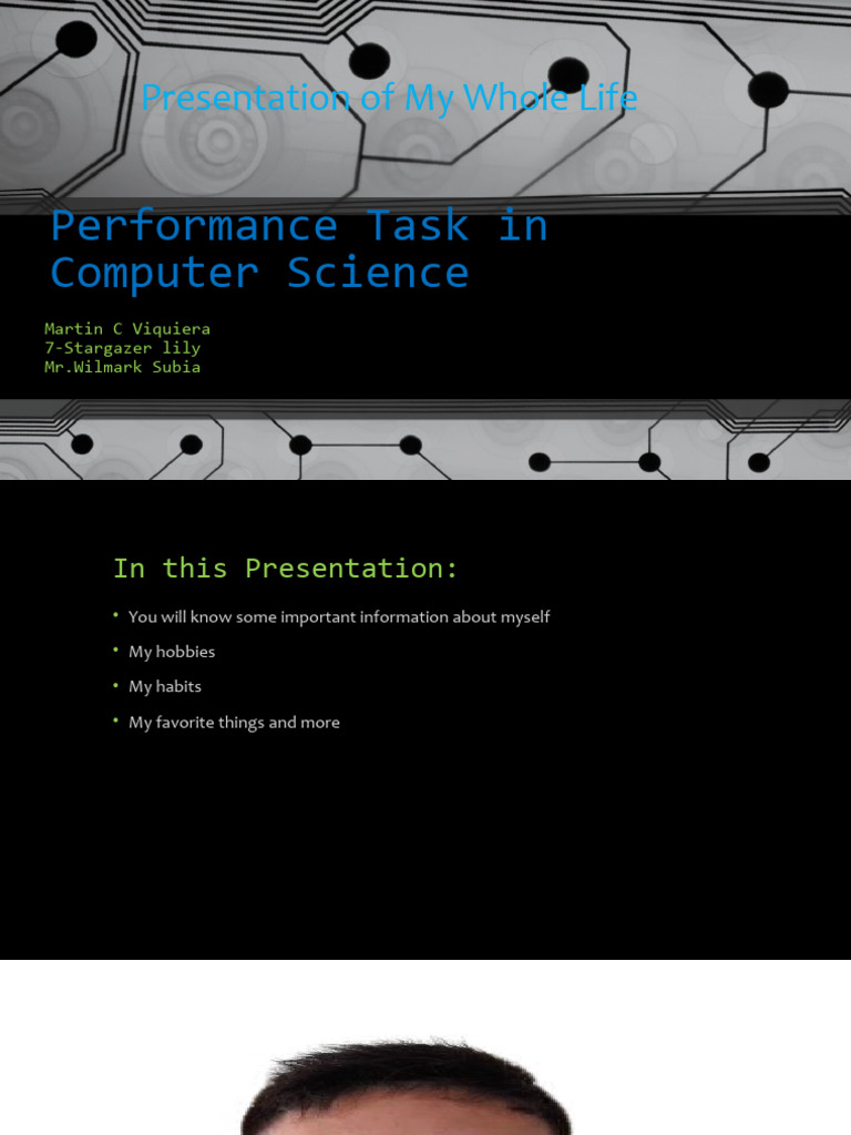 Performance Task in Computer Science Martin Viquiera | PDF