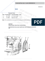 32 Crankshaft Rear Seal - Install